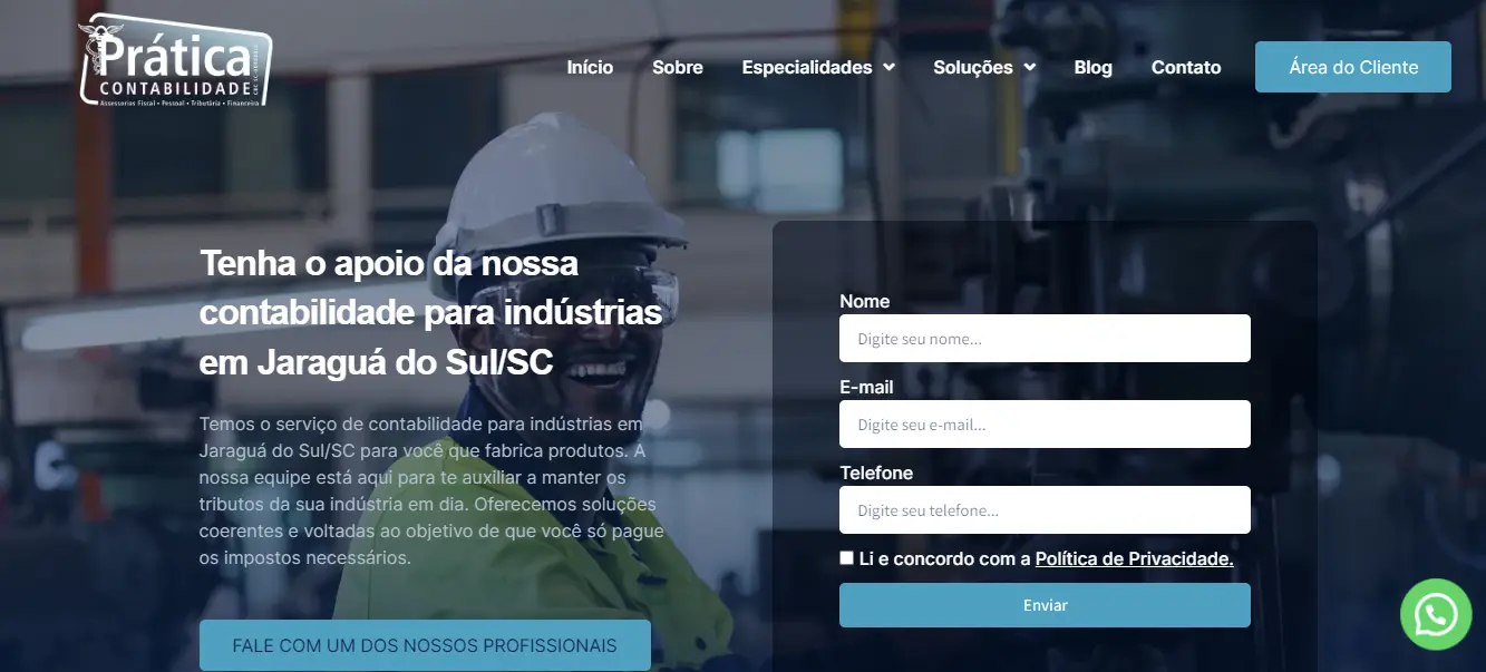 Contabilidade Para Industria Em Jaragua Do Sul - Prática Contabilidade